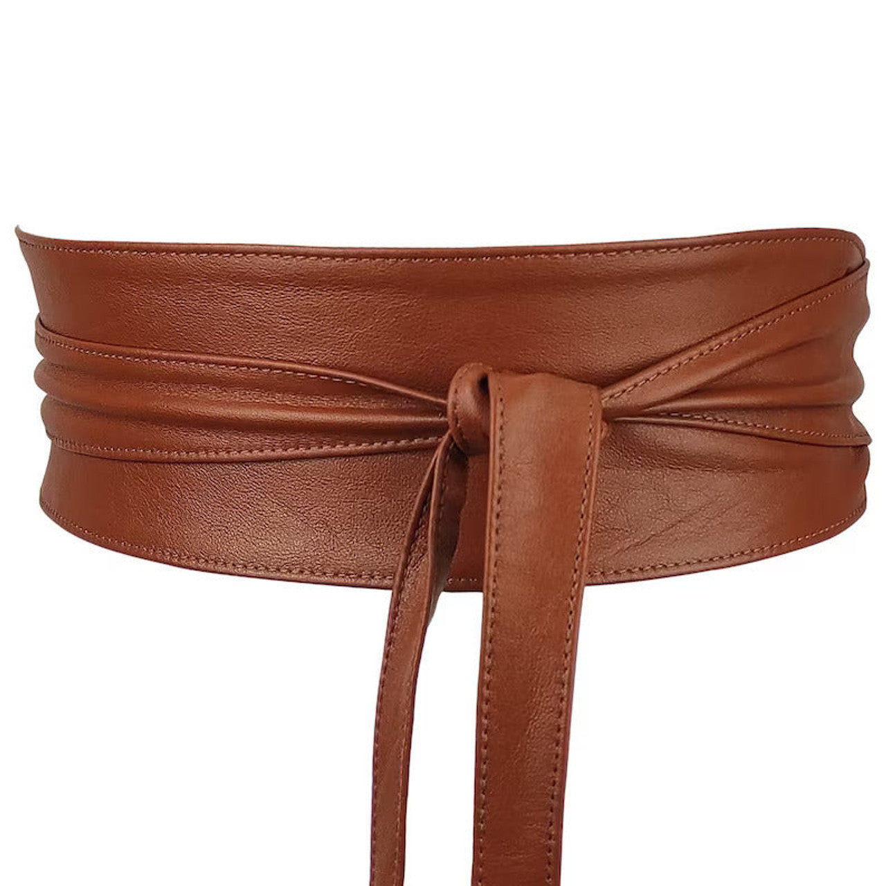Exquisite Handcrafted Leather Wrap Belts Leather Obi Belts
