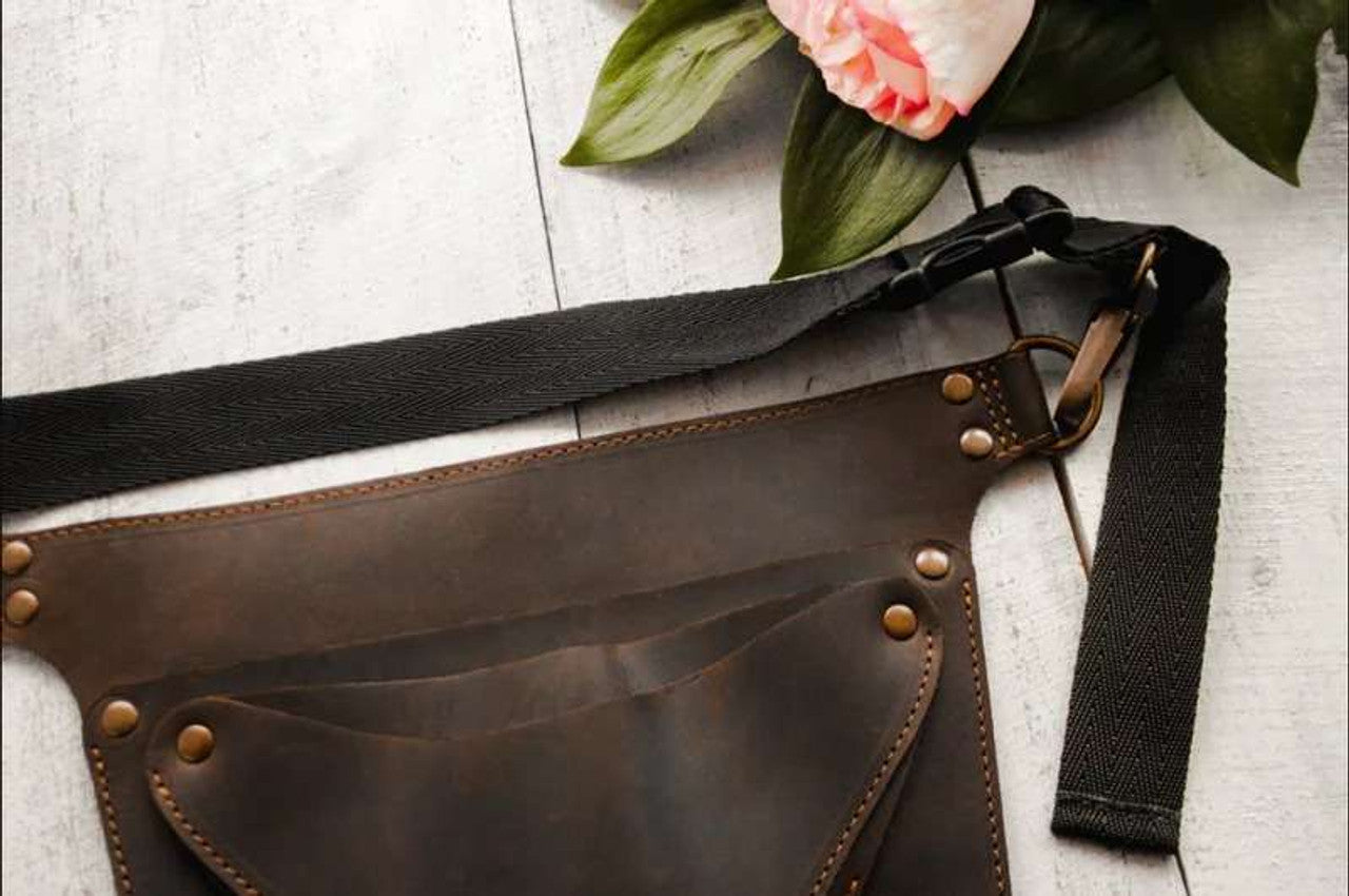 vintage bag,floral bag,floral belt bag,floral belt