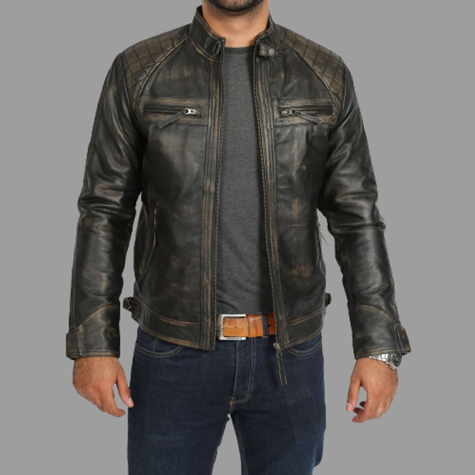 jacket,leather jacket,men jacket,cowhide leather jacket