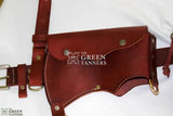 belt, bushcraft belt, leather belt, brown belt, brown leather belt, Leather Bushcraft Belt