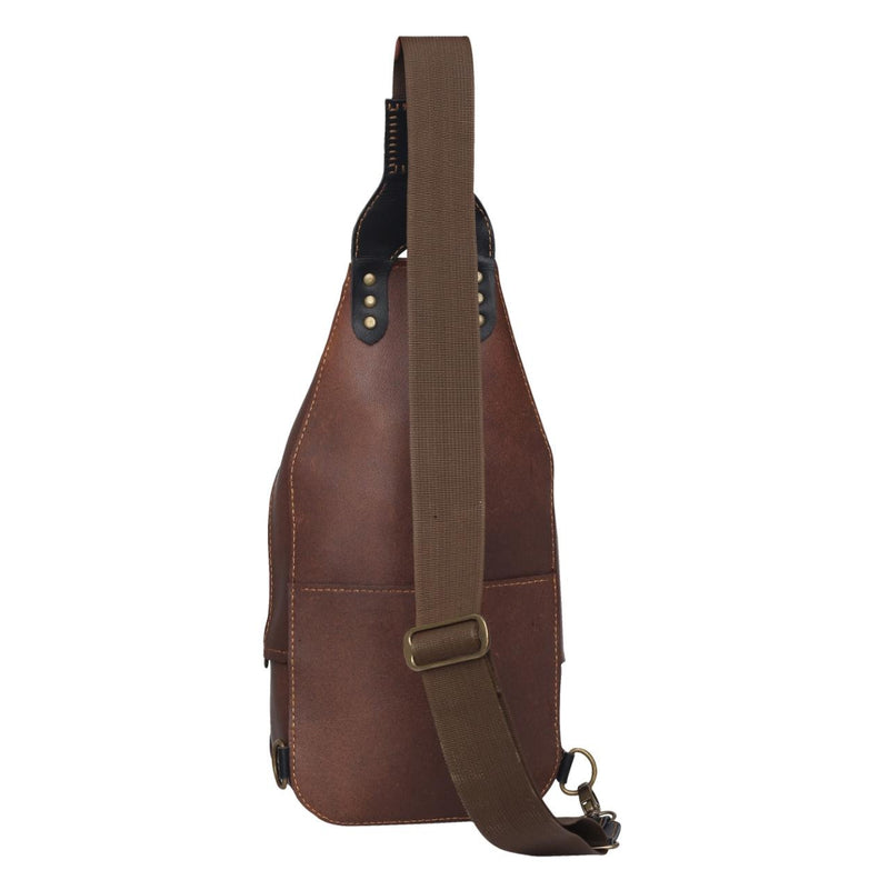 leather bag, leather sling, leather sling bag, crossbody bag, leather crossbody bag, authantic bag, mens bag, Men's Sling Bag