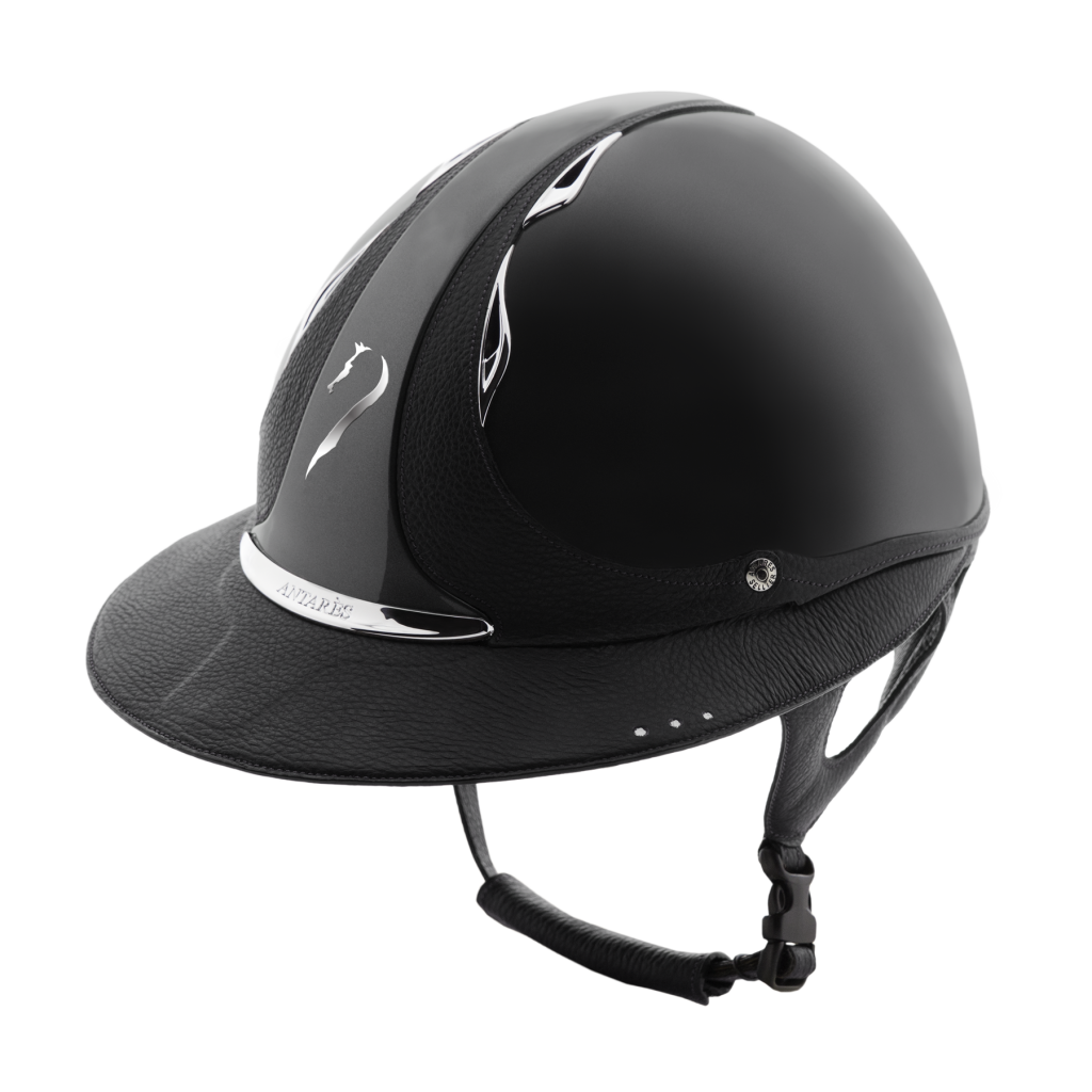 Lustrous Equestrian Helmet by ANTARÈS SELLIER