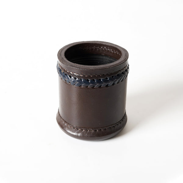 cup,dice cup,leather dice cup,brown dice cup,black dice cup,vintage dice cup, Vintage Leather Dice Cup
