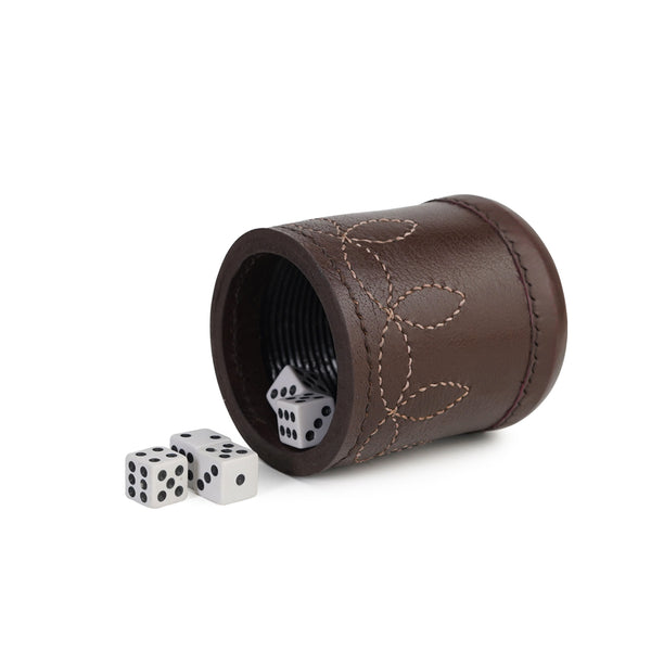 dice cup,cup,leather dice cup,brown dice cup,leather brwon cup, Brown Leather Dice Cup, Vintage Leather Dice Cup, Leather Antique Dice Cup