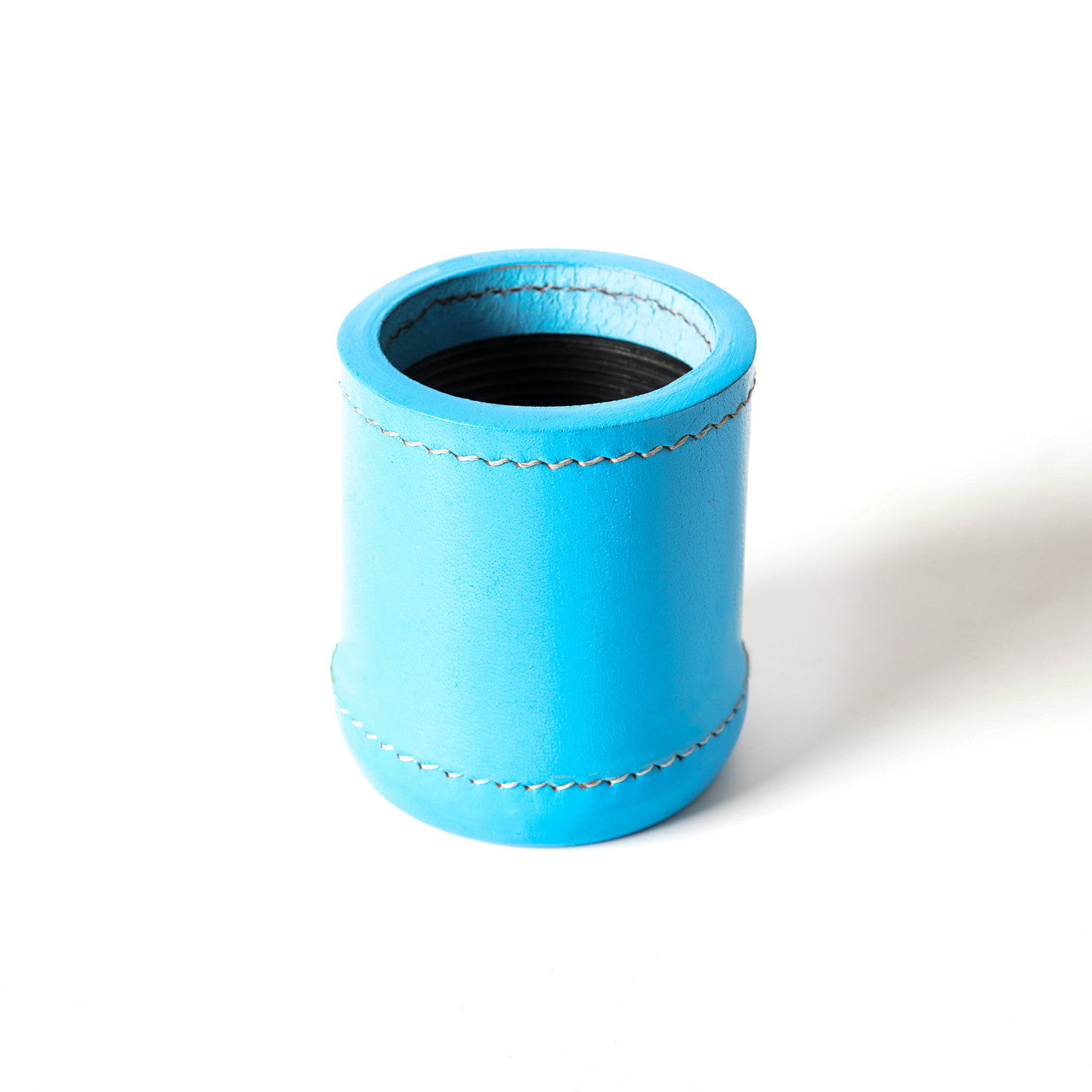 dice cup,leather dice cup,blue dice cup,blue leather dice cup