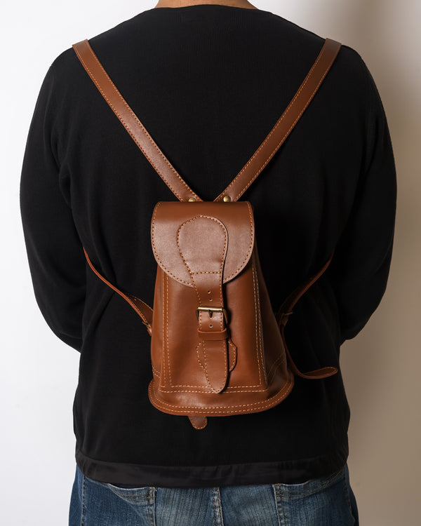 leather backpack, leather mini backpack, handcrafted backpack, mini backpack, magda backpack, leather magda Backpack