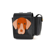 leather bag, leather dog bag, leather pouch, reward bag, training treat pouch