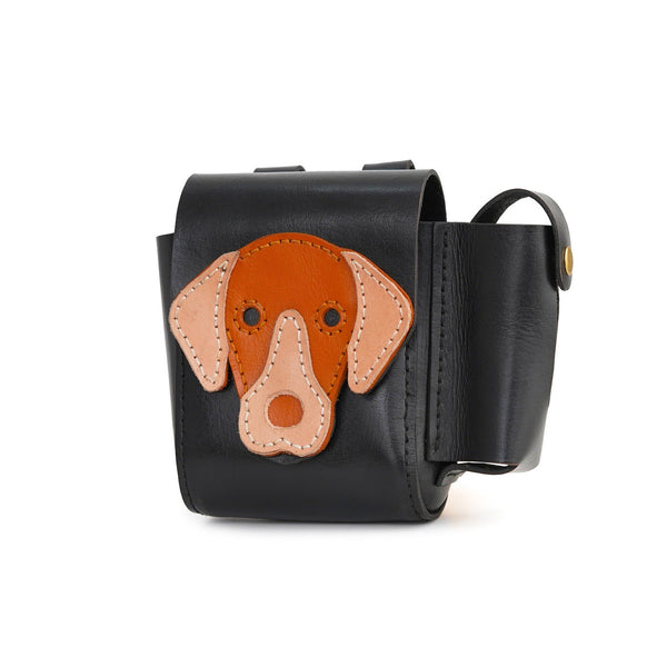 leather bag, leather dog bag, leather pouch, reward bag, training treat pouch