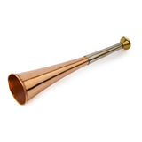 copper fox hunting horn, fox hunting horn, 1 band fox hunting horn, hunting horn, brass hunting horn, Hunting Horn