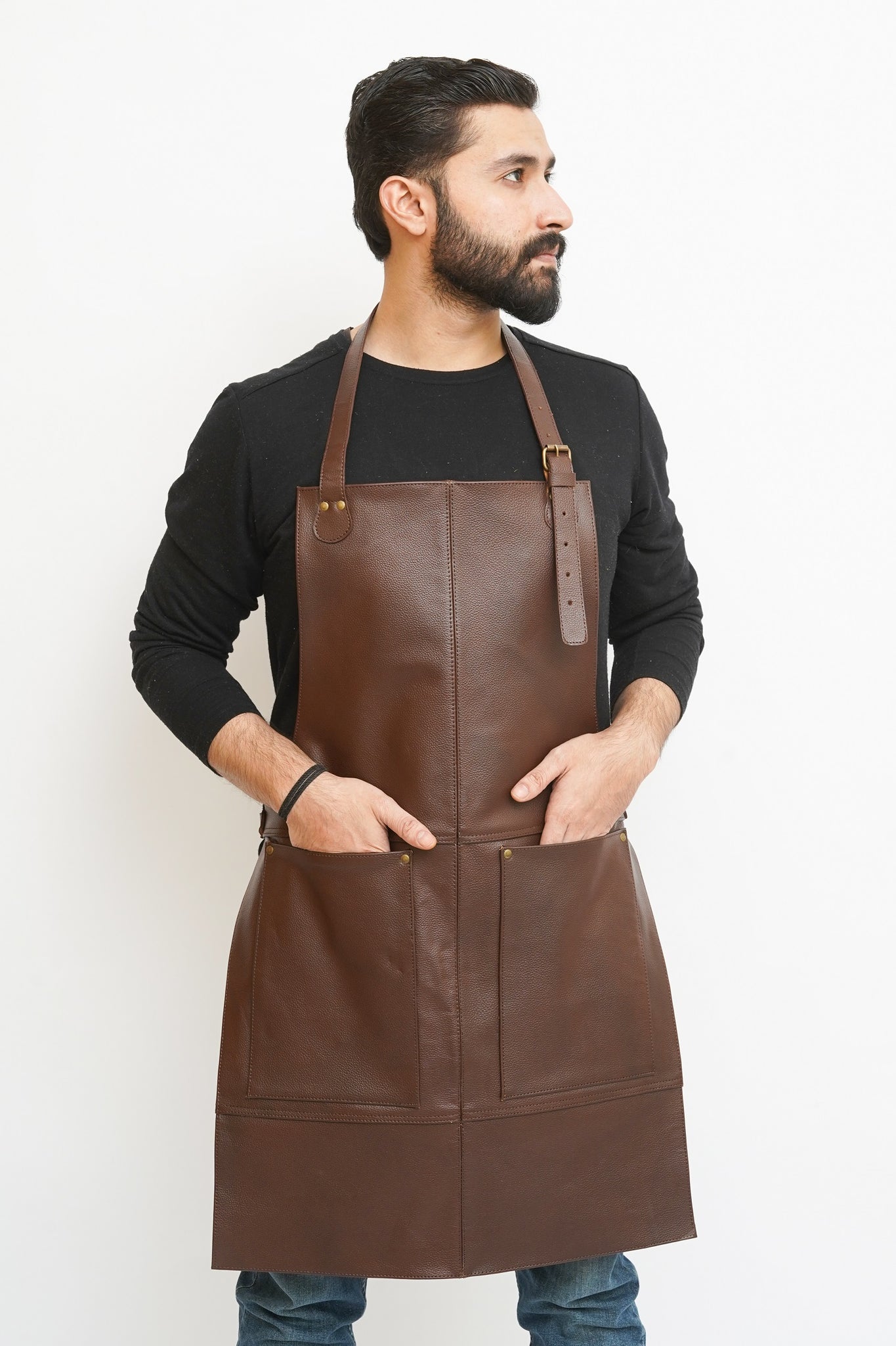 Leather Apron - Grill Apron, Bbq Apron, Woodworking Apron, Barber Apron