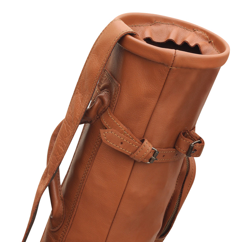 bag, golf bag, golf pencil bag, carry bag, golf carry bag, stylish golf bag, leather golf bag, Sunday Golf Bag, Leather Sunday Golf Bag