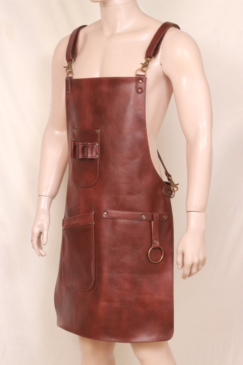 leather apron, leather work apron, leather apron professionals, Leather Workshop Apron, leather woodworkers apron