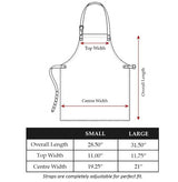 Functional Mens Leather Apron - Convenient Pockets