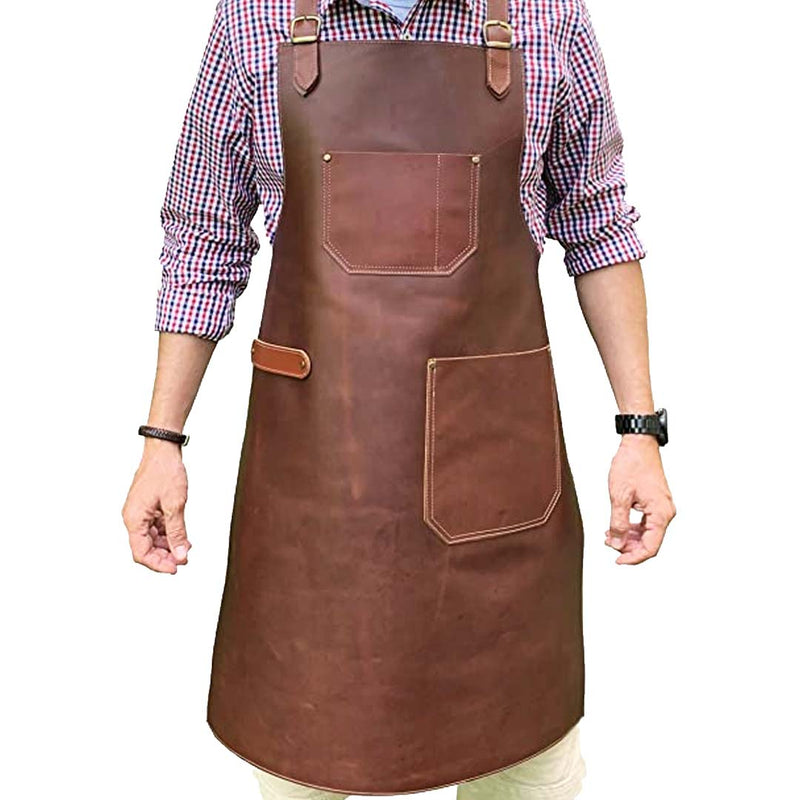 Leather Apron, Leather Chef Apron, Leather BBQ Apron, Leather Butcher Apron, Leather Barber Apron, Leather Welding Apron, Leather Blacksmith Apron, Leather Woodworking Apron, Leather Carpenter Apron , Work Apron Leather