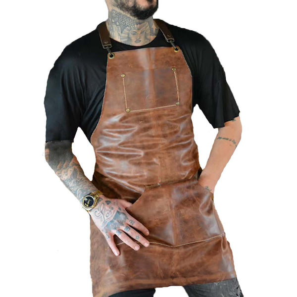 Leather Apron, Leather Woodworking Apron, Leather Butcher Apron, Leather Chef Apron, Leather Blacksmith Apron, Leather Barber Apron, Leather BBQ Apron, Leather Carpenters Apron, Leather Welding Apron, bar leather apron 