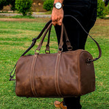 mens leather duffle bag vintage, vintage duffle bag, leather mens duffle bag