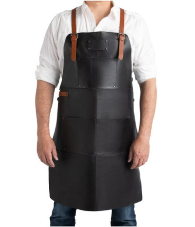 leather butcher apron, leather bartender apron, leather bartender apron