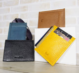 Stylish card holder, travel wallet, leather card holder, slim leather wallets, card case