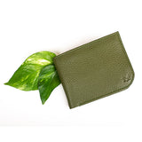 brown Leather wallet, mens front pocket wallet