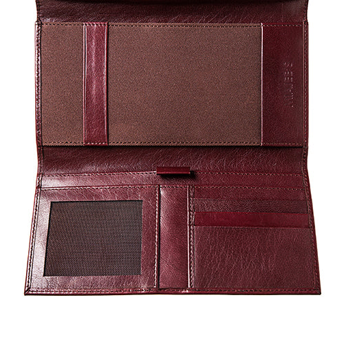 card case, accessories, mens brown leather wallet, Genuine Leather, check holder wallet, checkbook wallet