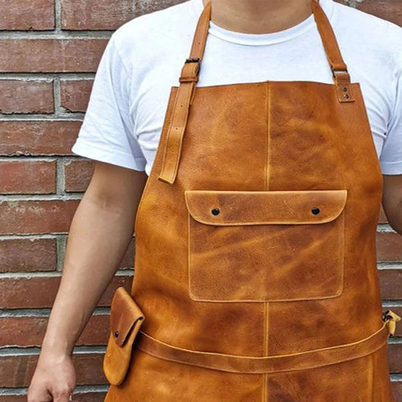 Leather Apron, Leather Chef Apron, Leather BBQ Apron, Leather Butcher Apron, Leather Barber Apron, Leather Welding Apron, Leather Blacksmith Apron, Leather Woodworking Apron, Leather Carpenter Apron , leather mens apron, Mens Leather Apron