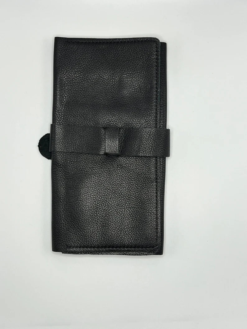 Classic Look Pen Pouch, leather stationery purse, pen pouch, leather pouch